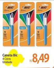 Oferta de Bic - Caneta por R$8,49 em Atacadão