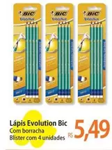 Oferta de Bic - Lápis Evolution por R$5,49 em Atacadão