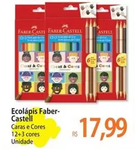 Oferta de Faber-Castell - Ecolapis Faber Castell por R$17,99 em Atacadão