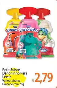 Oferta de Danone - Petit Suisse Danoninho Para Levar por R$2,79 em Atacadão