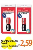 Oferta de Faber-Castell - Apontador por R$2,59 em Atacadão