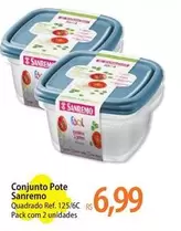 Oferta de Sanremo - Conjunto Pote por R$6,99 em Atacadão