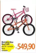 Oferta de Max - Bicicleta Max Boy Colli por R$549,9 em Atacadão