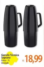 Oferta de Térmica - Garrafa Térmica por R$18,99 em Atacadão