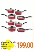 Oferta de Brinox - Conjunto Panela por R$199 em Atacadão