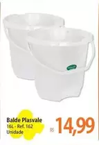 Oferta de Plasvale - Balde por R$14,99 em Atacadão