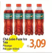 Oferta de Ice - Cha Leão Fuze  Tea por R$3,09 em Atacadão