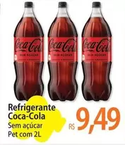 Oferta de Coca-Cola - Refrigerante Sem Açúcar por R$9,49 em Atacadão