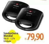 Oferta de Mondial - Sanduicheira por R$79,9 em Atacadão