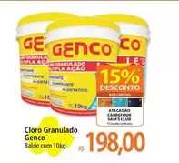 Oferta de GE - Cloro Granulado por R$198 em Atacadão