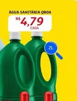 Oferta de Qboa - Água Sanitária por R$4,79 em Assaí Atacadista