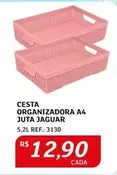 Oferta de Jaguar - Cesta Organizadora A4 por R$12,9 em Assaí Atacadista