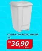 Oferta de Jaguar - Lixeira Com Pedal Jaguar por R$36,9 em Assaí Atacadista