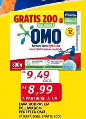 Oferta de Omo - Lava Roupas Em Pó Lavagem Perfeita por R$9,49 em Assaí Atacadista