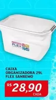 Oferta de Sanremo - Caixa Organizadora 29l Flex por R$28,9 em Assaí Atacadista