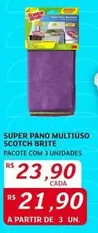 Oferta de Scotch Brite - Super Pano Multiuso por R$23,9 em Assaí Atacadista