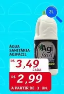 Oferta de Agua Sanitaria por R$3,49 em Assaí Atacadista