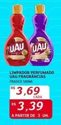 Oferta de Uau - Limpador Perfumado por R$3,69 em Assaí Atacadista