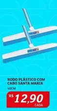 Oferta de Maria - Rodo Plástico Com Cabo Santa por R$12,9 em Assaí Atacadista