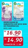 Oferta de Bom - Odorizador De Ambientes Air Wick por R$16,9 em Assaí Atacadista