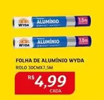 Oferta de Wyda - Folha De Alumínio por R$4,99 em Assaí Atacadista