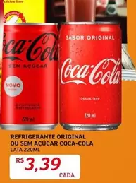 Oferta de Sabor - Refrigerante Original por R$3,39 em Assaí Atacadista