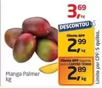 Oferta de Manga Palmer por R$3,69 em Tenda Atacado