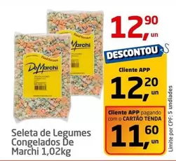 Oferta de De Marchi - Seleta De Legumes Congelados por R$12,9 em Tenda Atacado