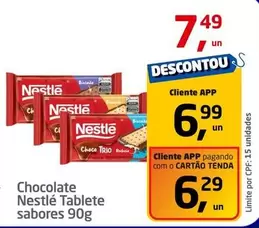 Oferta de Nestlé - Chocolate por R$7,49 em Tenda Atacado