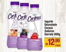 Oferta de Corpus - Iogurte Desnatado Sabores por R$12,99 em Max Atacadista