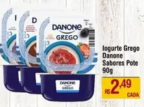 Oferta de Danone - Iogurte Grego Sabores Pote por R$2,49 em Max Atacadista