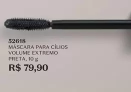 Oferta de O boticario - Máscara Para Cíllos Volume Extremo Preta por R$79,9 em O Boticário