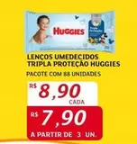 Oferta de Huggies - Lencos Umedecidos Tripla Proteção por R$8,9 em Assaí Atacadista