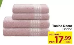 Oferta de Decor - Toalha por R$17,99 em Carrefour