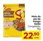 Oferta de Sadia - Meio Da Asa De Frango por R$22,9 em Carrefour