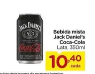 Oferta de Jack Daniel´s - Bebida Mista por R$10,4 em Carrefour