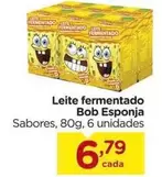 Oferta de Bob esponja - Leite Fermentado por R$6,79 em Carrefour