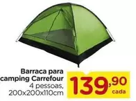 Oferta de Carrefour - Barraca Para Camping por R$139,9 em Carrefour