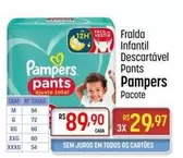 Oferta de Pampers - Infantil Descartável Pants por R$89,9 em Super Muffato