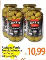 Oferta de Nucete - Azeitona Verde Premium por R$10,99 em Atacadão