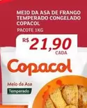 Oferta de Copacol - Meio Da Asa De Frango Temperado Congelado por R$21,9 em Assaí Atacadista