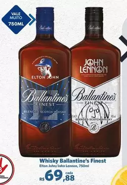 Oferta de Ballantine´s - Whisky Finest por R$69,88 em Sam's Club