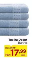 Oferta de Decor - Toalha por R$17,99 em Carrefour