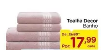 Oferta de Decor - Toalha por R$17,99 em Carrefour