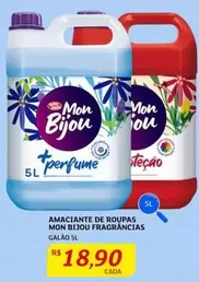 Oferta de Mon Bijou - Amaciante De Roupas Fragrancias por R$18,9 em Assaí Atacadista