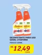 Oferta de Lysoform - Desinfetante Para Uso Geral por R$12,49 em Assaí Atacadista