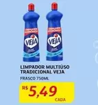 Oferta de Veja - Limpador Multiuso Tradicional por R$5,49 em Assaí Atacadista