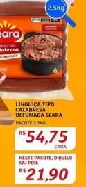 Oferta de Seara - Linguiça Tipo Calabresa Defumada por R$54,75 em Assaí Atacadista