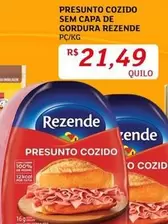 Oferta de Rezende - Presunto Cozido Sem Capa De Gordura por R$21,49 em Assaí Atacadista