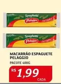 Oferta de Pelaggio - Macarrão Espaguete por R$1,99 em Assaí Atacadista